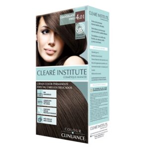 Crema Color Permanente 4.01 Chocolate Frío Colour Clinuance Clearé
